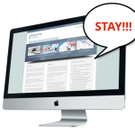 sticky website