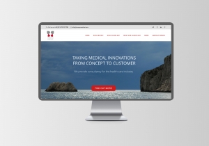 medical company website design