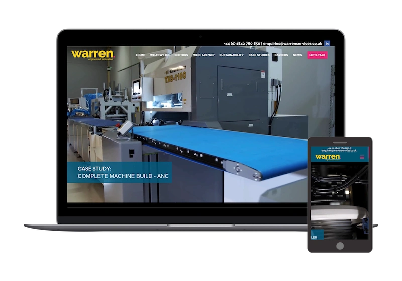 Engineering and manufacturing website